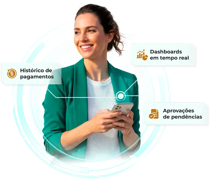 Profissional utilizando o sistema de folha